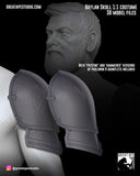 Dark Jedi armor set models for 3D printing (.STL file download)