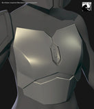 Mandalorian 'Bo-Katan inspired' breastplate model for 3D printing (.STL file download)