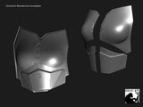 Mandalorian 'feminized' breastplate model for 3D printing (.STL file download)