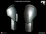 Female sci-fi assassin armor set models for 3D printing (.STL file download)