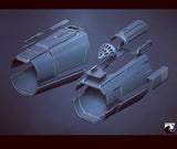 The Mandalorian Beskar bracers model for 3D printing (.STL file download)