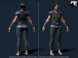 Cara Dune armor bundle models for 3D printing (.STL file download)