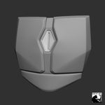 Chest & Ab armor : 'The Mandalorian' model for 3D printing (.STL file download)