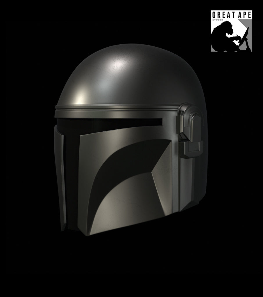 files for motorcycle helmets 3d printed Din 'NoHawk' helmet model for 3D printing (.STL file download) – Great Ape Studio