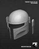 'Foundling' helmet model for 3D printing (.STL file download)
