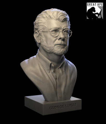 George Lucas bust model for 3D printing (.STL file download)