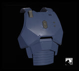 Heavy Infantry Mandalorian 'Paz Vizsla' chest & ab armor model for 3D printing (.STL file download)