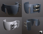 Left knee armor: 'The Mandalorian' model for 3D printing (.STL file download)