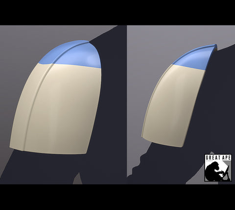 Right Pauldron armor : 'The Mandalorian' model for 3D printing (.STL file download)
