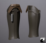 Right lower leg armor: 'The Mandalorian' model for 3D printing (.STL file download)