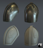 Beskar pauldron models for 3D printing (.STL file download)