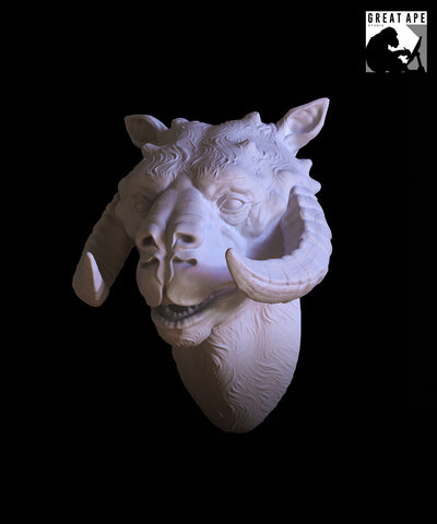 Tauntaun wall trophy model for 3D printing (.STL file download)
